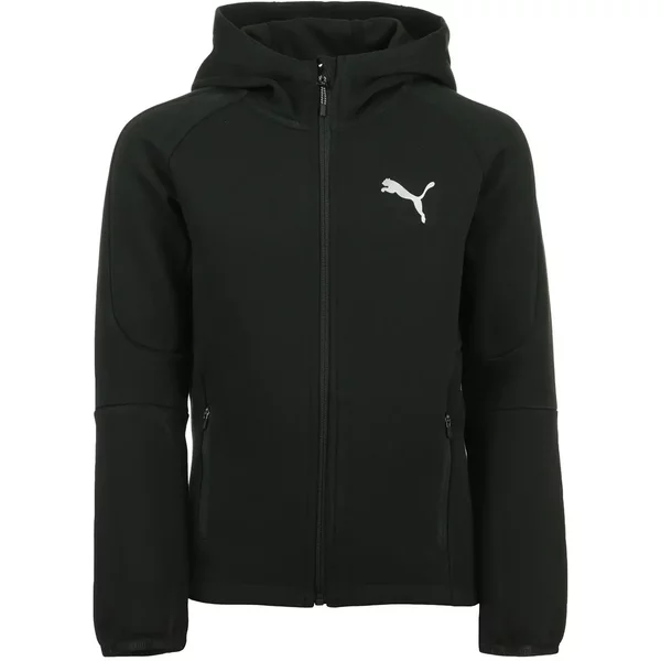 Felpa Con Zip A Cappuccio Per Bambini Puma Evostripe B-image
