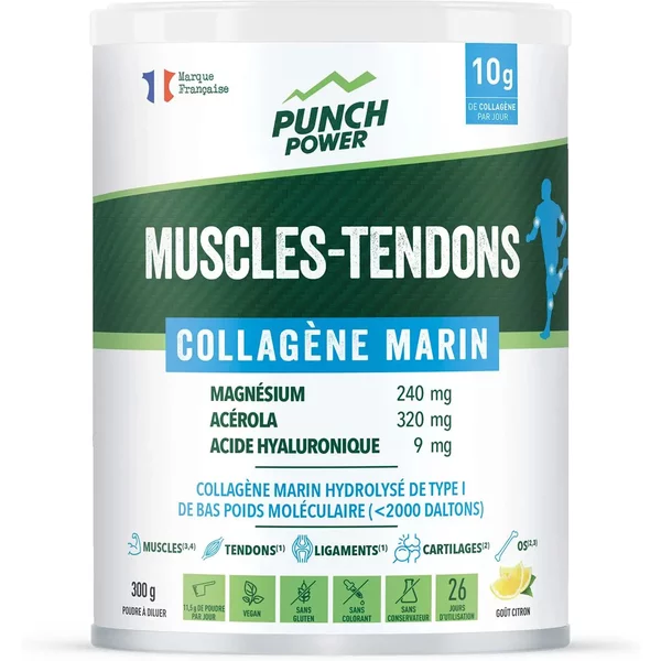 Complément alimentaire Poudre Collagène Marin Muscles-Tendons Punch Power