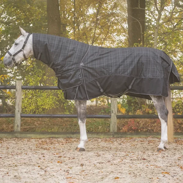 Couverture DéTachable Pour Cheval Cou QHP Collection 150G-image
