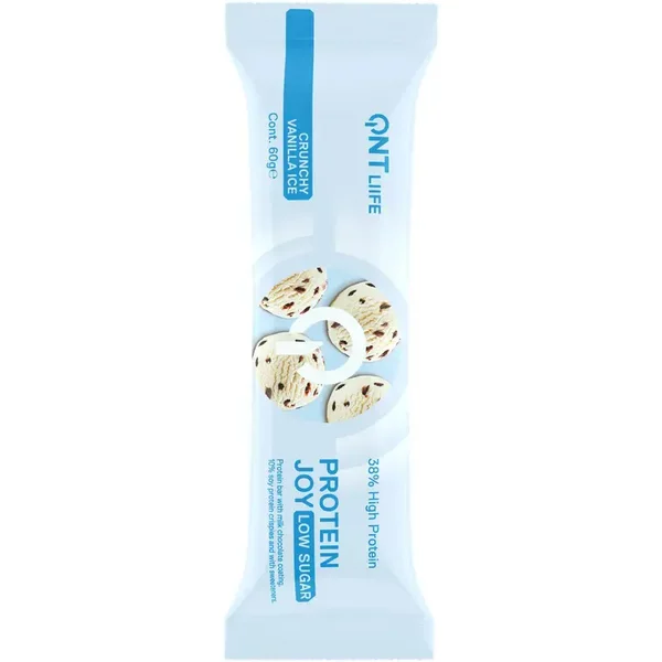 Nutrition ProtéInéE Au Caramel QNT Protein Joy 36% Low Sugar Crunchy Vanilla Ice-image