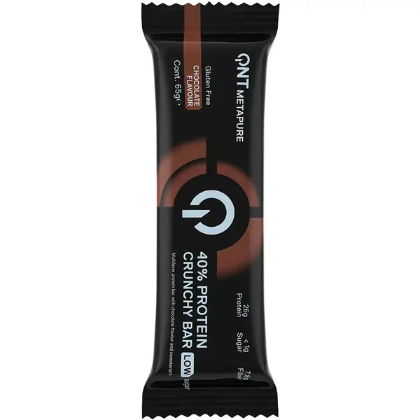 Nutrition ProtéInéE Chocolat QNT Metapure 40% Protein Crunchy Bar Low Sugar-image