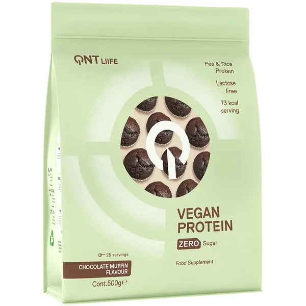 Schokoladenprotein-Muffin QNT Vegan Protein Powder-image