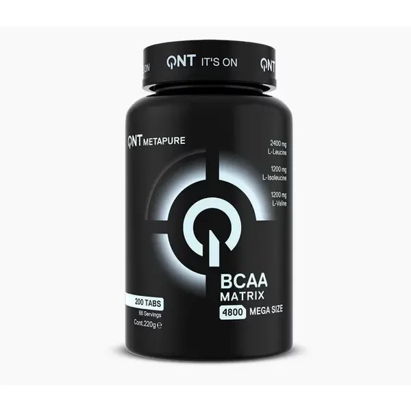 Nahrungsergänzungsmittel 200 Tabletten QNT Matrix BCAA 4800