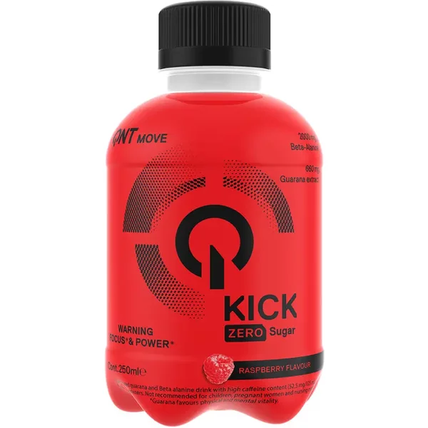Boisson éNergéTique Framboise Sans Sucre QNT Kick Drink-image