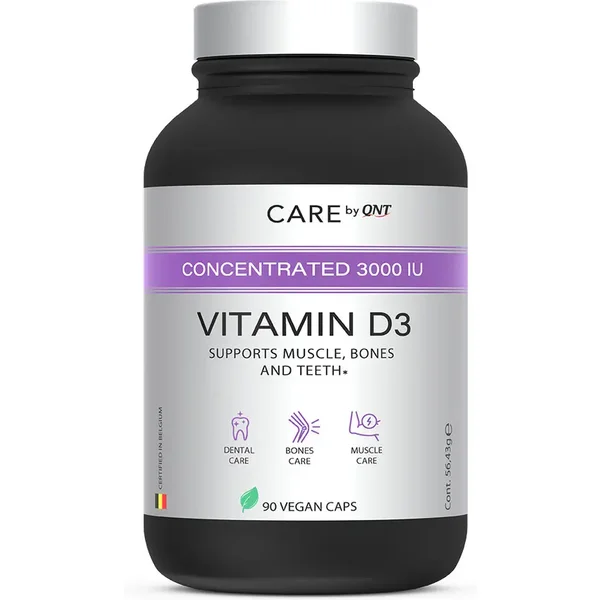 Vitamine D 90 vegan capsules QNT 3000 IU