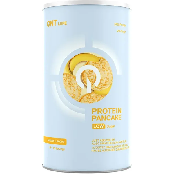 Nutrition protéinée allégée en sucre Banane QNT Protein Pancake