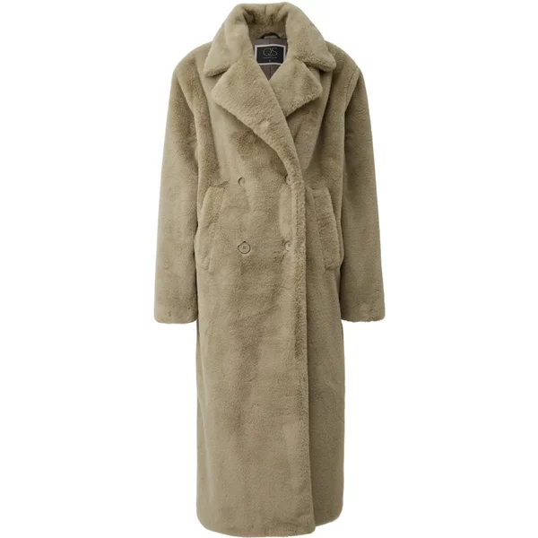 Faux Fur Mantel Damen QS-image