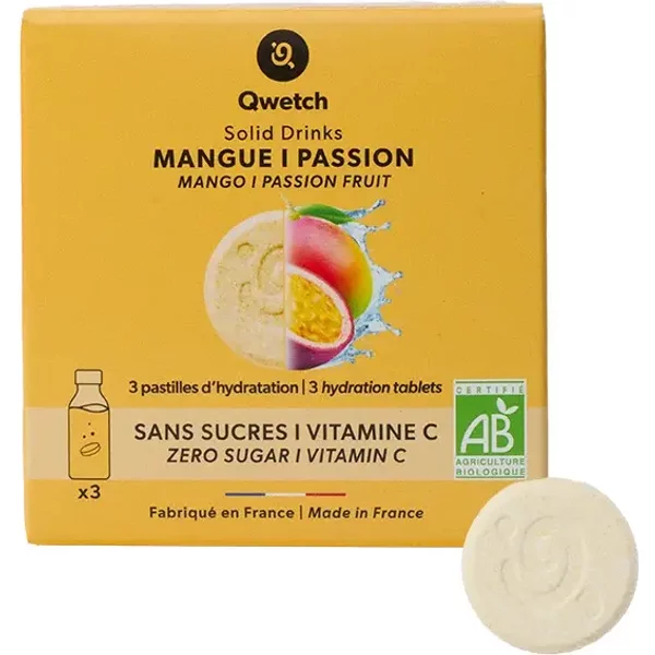 Pastille D'hydratation Mangue & Passion Qwetch (X3)-image