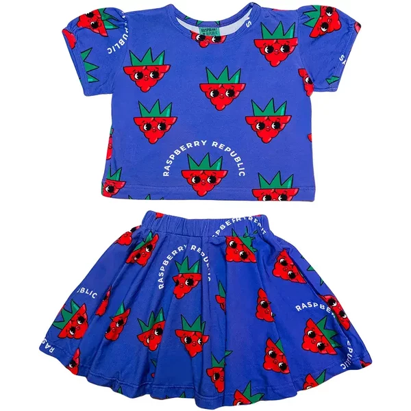 Ensemble Jupe Et Haut Fille Raspberry Republic-image