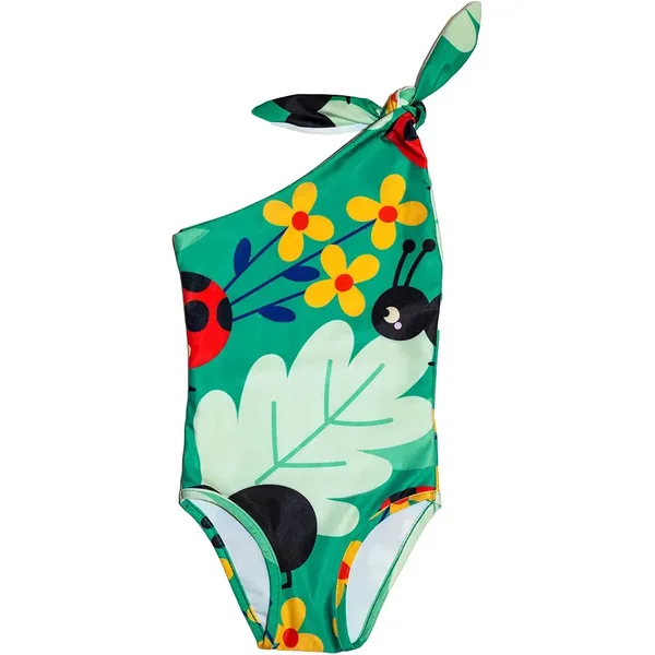 One-piece swimsuit for girls Raspberry Republic