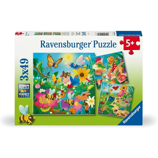 Puzzle 3X49 PièCes Monde Insectes Ravensburger-image