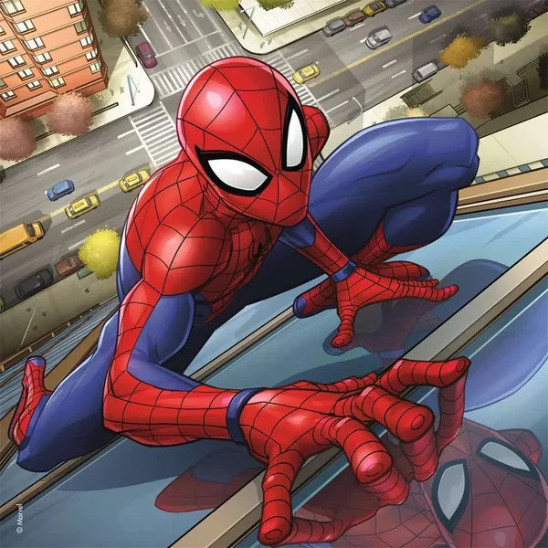 3 Puzzles 49 PièCes Spider-Man En Action Ravensburger-image