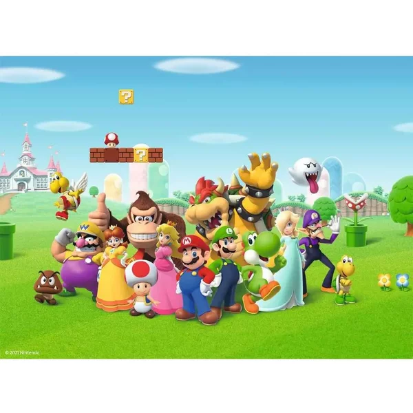 Puzzle 200 PièCes XXL Les Aventures De Super Mario Ravensburger-image