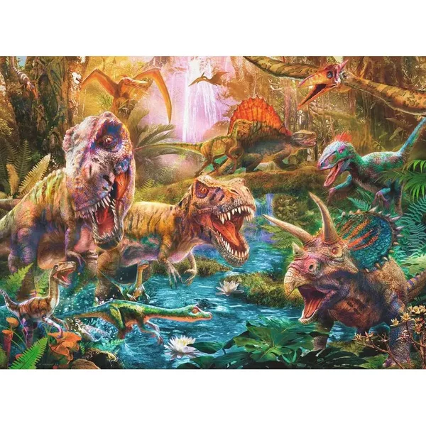 Puzzle De 150 PièCes XXL Le Rassemblement Des Dinosaures Ravensburger-image