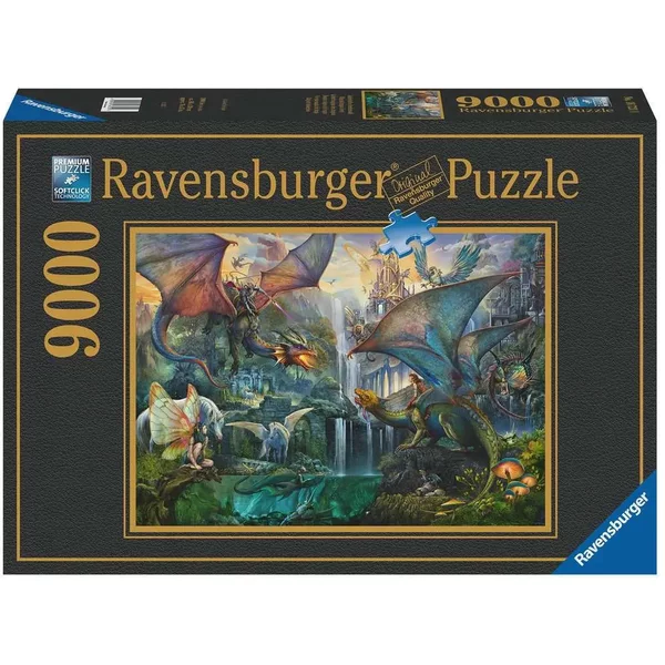 Puzzle De 9000 PièCes La ForêT Magique Des Dragons Ravensburger-image