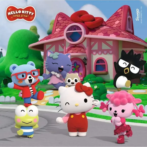 Puzzle De 3X49 PièCes Aventures à Cherry Town Ravensburger Hello Kitty-image