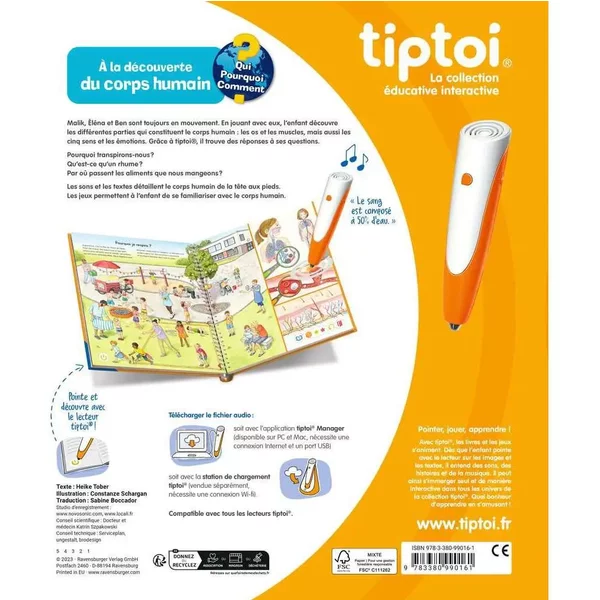 Jeux éDucatifs À La DéCouverte Du Corps Humain Tiptoi® Ravensburger-image