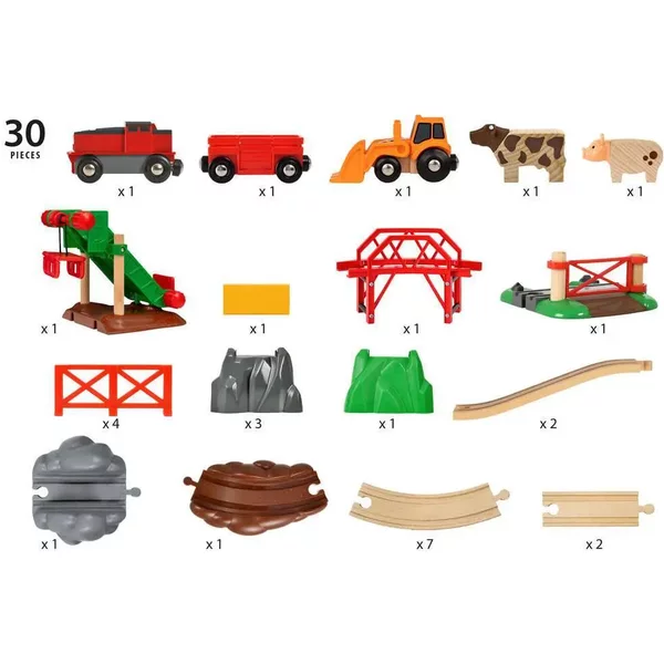 Circuit De La Ferme Et Locomotive à Pile Ravensburger-image