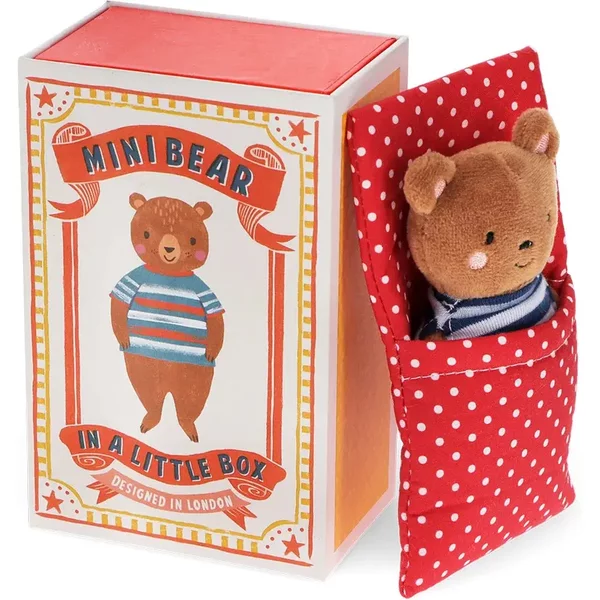 Mini Peluche Dans Une BoîTe Rex London Bear-image