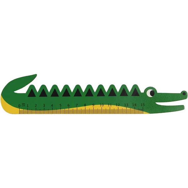 RèGle En Bois Enfant Rex London Crocodile-image