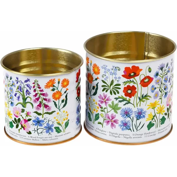 BoîTe De Rangement En MéTal Rex London Wild Flowers (X2)-image
