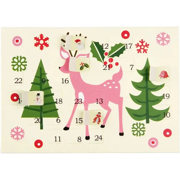 Carte De NoëL Miniature De L'avent Rex London 50S Christmas-image