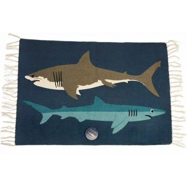 Tapis En Coton Imprimé Rex London Sharks-image