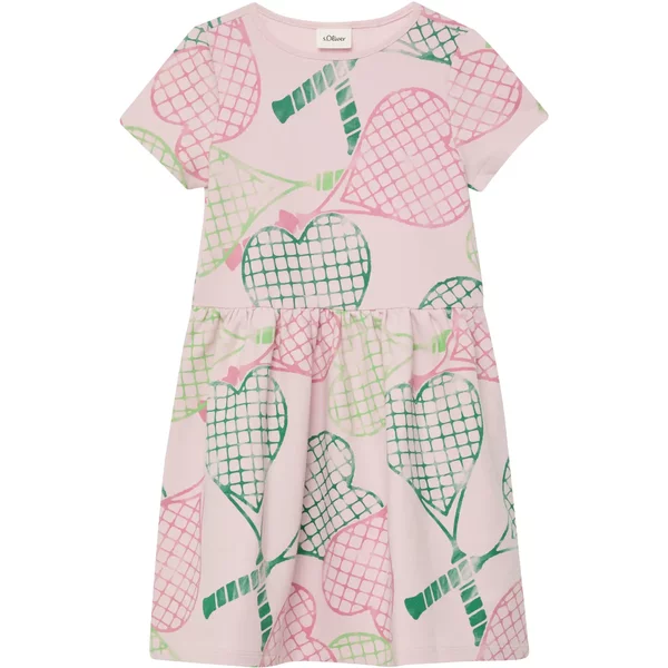 Kurzes Leicht-Fleece-Kleid Mit Allover-Print FüR Baby-MäDchen s.Oliver-image