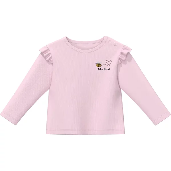 T-Shirt à Manches Longues Avec Volants Et Boutons-Pression LatéRaux BéBé s.Oliver-image
