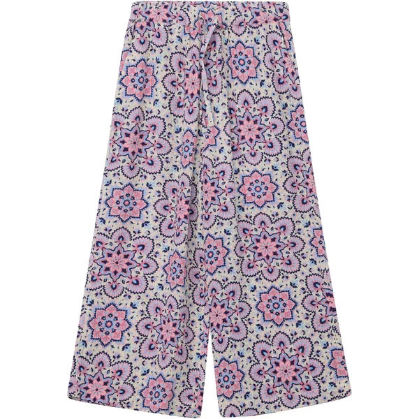 Pantalon Wide Leg Regular Fit High Rise Wide Leg Viscose Crinkle Fille s.Oliver-image