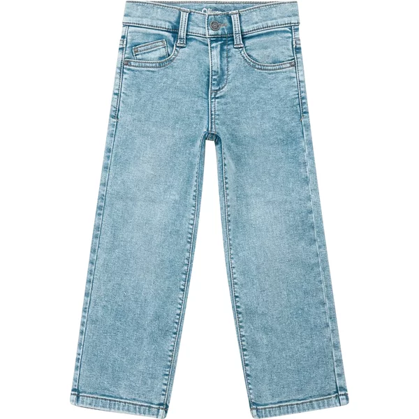 Jeans Baggy Coupe DéContractéE Taille Mi-Haute Jambe Large Effet Usé Enfant s.Oliver-image