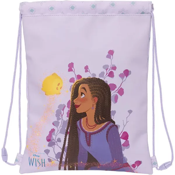 Sac à Ficelles Pour Gym Fille Safta Disney Wish-image