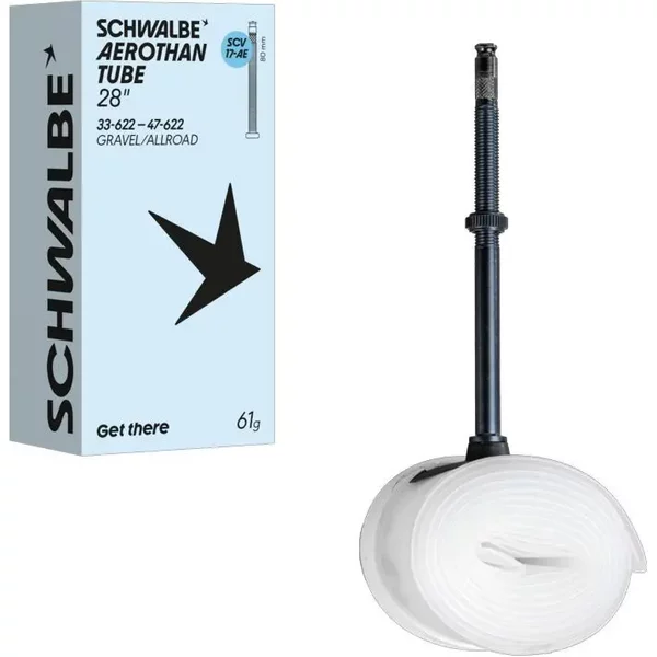 Chambre à Air Valve 33/47-62 Schwalbe Aerothan V.Presta 80-image