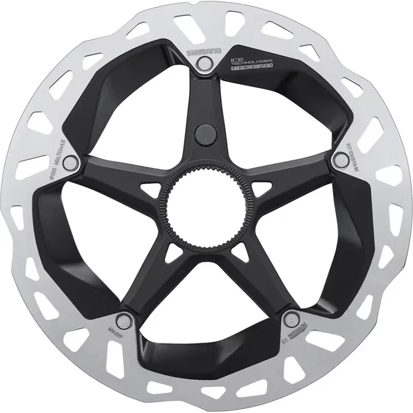 Disque De Frein Avec Bague De Blocage Cannelure Externe Shimano RT-EM910 Center Lock Ice Technoligies Freeza-image