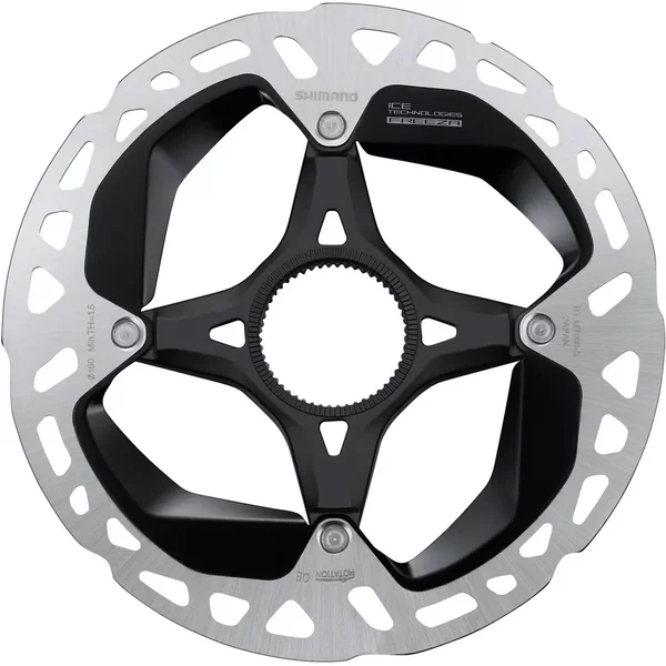Bremsscheibe Mit Sperrring Innenverzahnung Mit Magnet Shimano RT-MT900 Center Lock Ice Technoligies Freeza-image