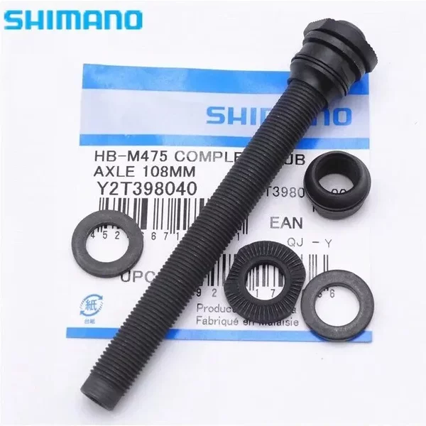 Axe De Moyeu Complet Shimano HB-M475-image