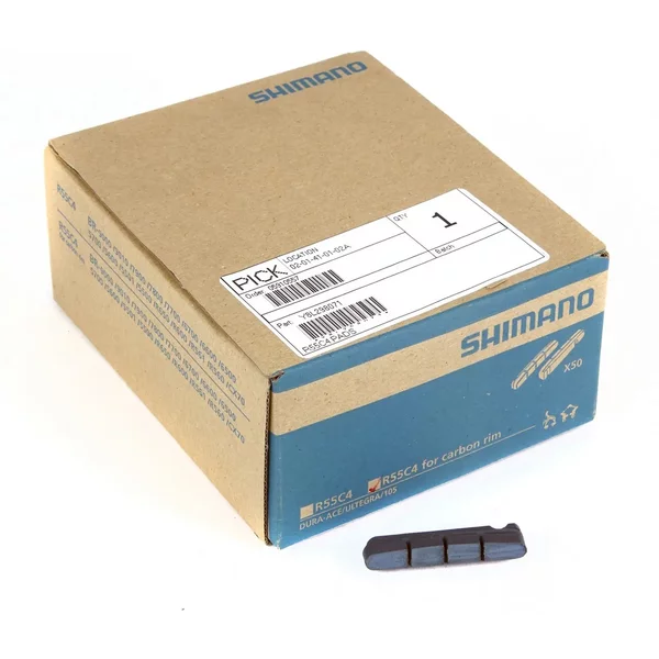 Paar Carbon-Bremsschuhe FüR Die StraßE Shimano R55C4 (X50)-image