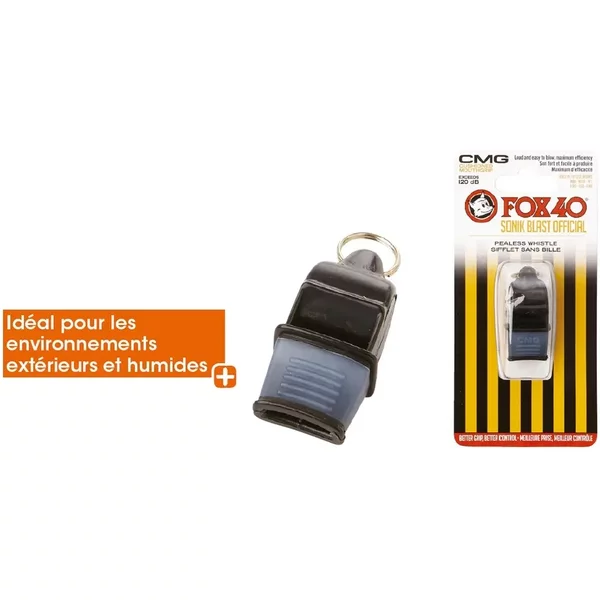 Fischietto Tremblay Fox 40 Sonik Con Boccaglio-image