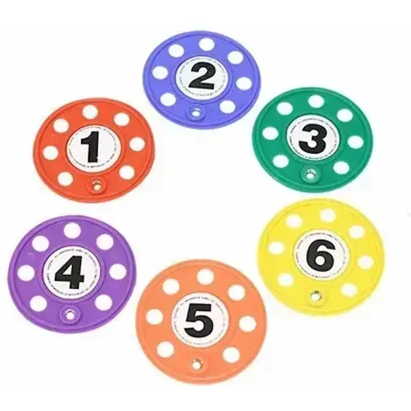 Jeux 6 Anneaux Avec Trous Enfant Softee-image