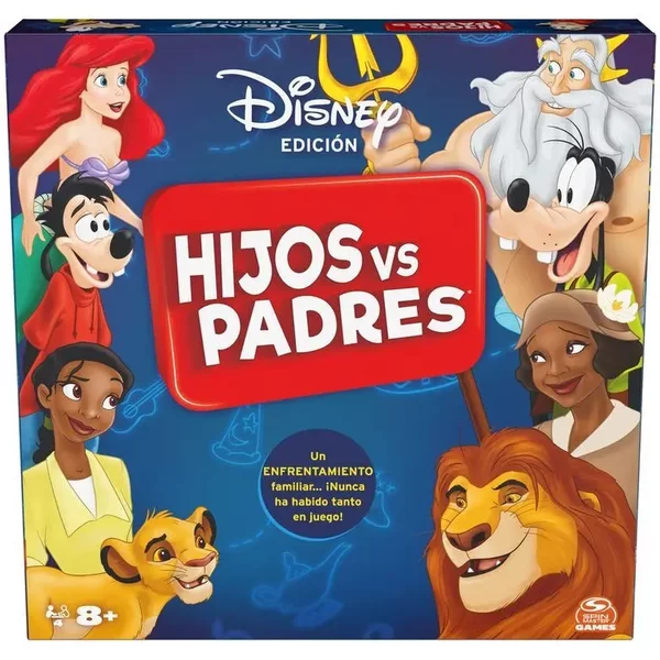Jeu De SociéTé Espagnol Spin Master Disney Edition Sons Vs Parents-image