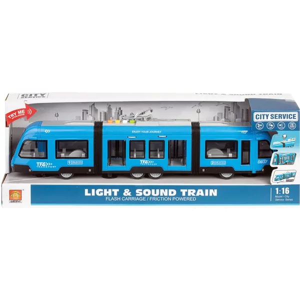 Jeux De Voiture Tramway RéTro-Friction Son Et LumièRe WDK Partner-image