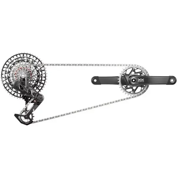 Groupe Complet Sram XX SL T-TYPE Eagle AXS DUB DM 165 MM 34D (10-52)-image