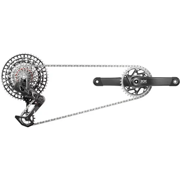 Groupe Complet VéLo T-Type Axs Clip-On Sram XX-SL Eagle Cl55 Dub 12V Q168 34D 165MM 10/52-image