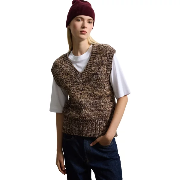 Oversized Wollweste Damen Stefanel-image