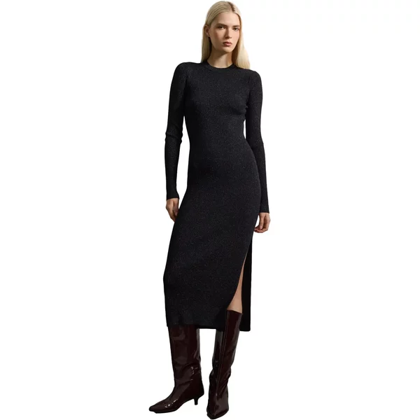Lange Lurex Kleid FüR Damen Stefanel-image