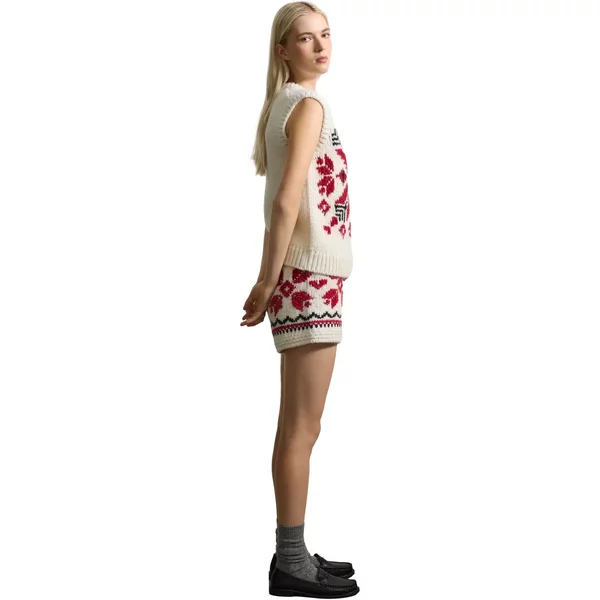 ÄRmelloser Pulli Mit Muster FüR Damen Stefanel-image