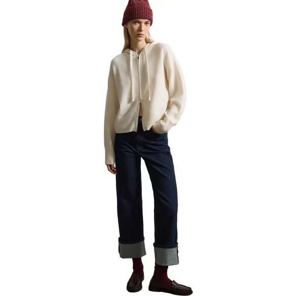 Damen Straight Jeans Aus Baumwolle Stefanel-image