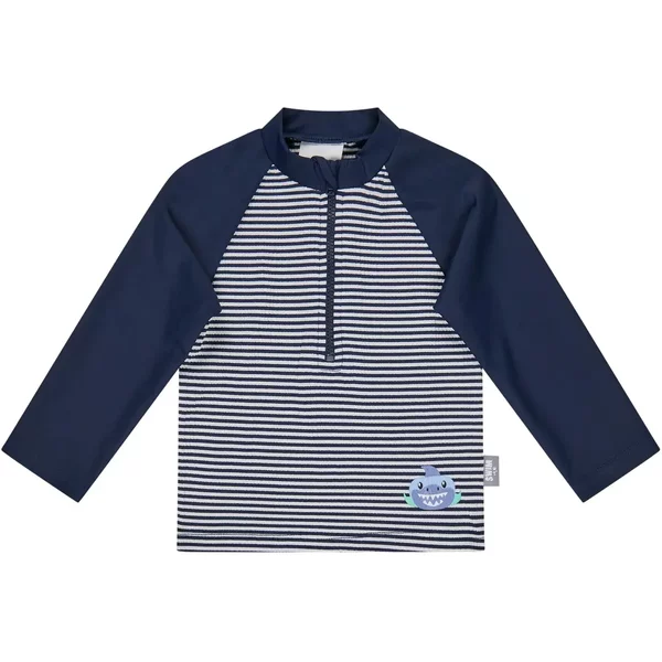 T-Shirt De Bain Manches Longues Manches Longues Enfant Sterntaler Requin-image