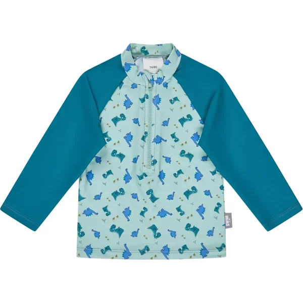 T-Shirt De Bain Manches Longues Manches Longues Enfant Sterntaler Dino-image