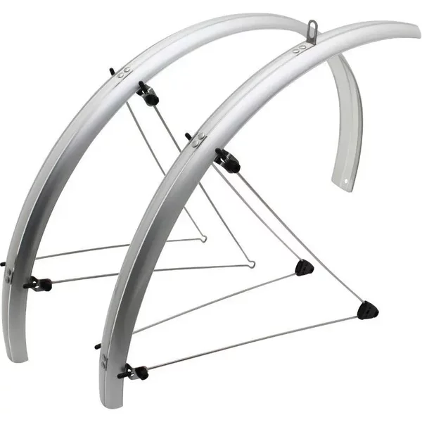 Paire De Garde Boue City-Vtc Tringles Avec Fixation Classic Inox Stronglight Road 28''-image